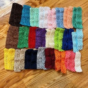 Elastic Crochet style headbands